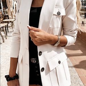 Cream Coat Jacket